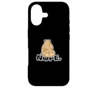 Custodia per iPhone 17 Maglietta con scritta "No" Lazy English Bulldog