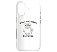 Custodia per iPhone 17 Maglietta con scritta "Please Don't Eat Me, I Love You"