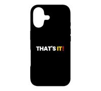 Custodia per iPhone 17 Maglietta con scritta "That Says That's It", un design che dice che è tutto