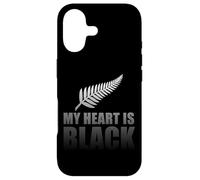 Custodia per iPhone 17 Maglietta da uomo con scritta "New Zealand", per papà di rugby