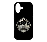 Custodia per iPhone 17 Maglietta regalo da viaggio con scritta "Europe is Calling and I Must Go