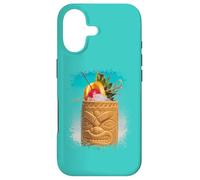 Custodia per iPhone 17 Maglietta Splatter Art Splatter Photo Island Vacation Tropical Tiki Drink