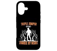 Custodia per iPhone 17 Maglione triplo di Day Zombie by Night Triple Jump Halloween