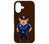 Custodia per iPhone 17 maiali polizia