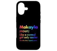 Custodia per iPhone 17 Makayla Like A Normal Girl Only Cooler Queen Nome