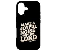 Custodia per iPhone 17 Make a Joyful Noise Unto the Lord Psalm 98:4 Christian