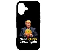 Custodia per iPhone 17 Make Bitcoin Great Again Trump Bitcoin Crypto Future