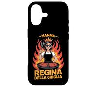 Custodia per iPhone 17 Mamma Cuoca Griglia BBQ Barbecue Carne Grigliata Brace
