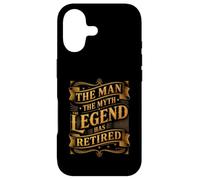 Custodia per iPhone 17 Man The Myth Legend ha ritirato il veterano della pensione