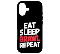 Custodia per iPhone 17 Mangiare Dormire Rissa Ripeti Divertente Stelle Video Gamer