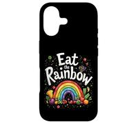 Custodia per iPhone 17 Mangiare sano Vegano Vegetariano Mangia L'arcobaleno