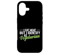 Custodia per iPhone 17 Mangio carne identifica come divertente vegetariano