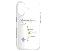 Custodia per iPhone 17 Mappa di Isole Sopravento St Lucia Grenada