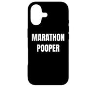 Custodia per iPhone 17 Marathon Pooper Champion Funny Award Tees and Mugs Dad Jokes