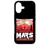 Custodia per iPhone 17 Mars National Park Vintage Sci-Fi Martian Exploration Space