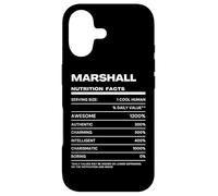 Custodia per iPhone 17 Marshall Dichiarazione Nutrizionale Nome Divertente