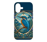 Custodia per iPhone 17 Martin Pescatore - Kingfisher Art Nouveau