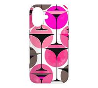 Custodia per iPhone 17 Martini ispirati agli anni Cinquanta Atomic in magenta e rosa