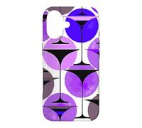 Custodia per iPhone 17 Martini ispirati agli anni Cinquanta Atomic in melanzana e viola