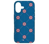 Custodia per iPhone 17 Marvel Captain America: Brave New World Shield Diamond Grid