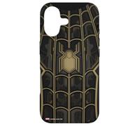 Custodia per iPhone 17 Marvel Spider-Man No Way Home Abito nero e oro