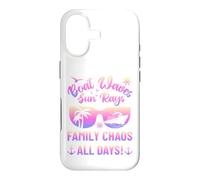 Custodia per iPhone 17 Matching Family Boat Waves Sun Rays Family Chaos All Days