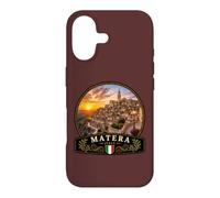 Custodia per iPhone 17 Matera Italia Tramonto Vecchio e Città Mediterraneo Design