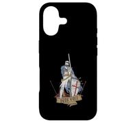 Custodia per iPhone 17 Medievale Guerriero Santo Cavaliere Templare Deus Vult Vintage