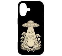 Custodia per iPhone 17 Meditazione Divertente Cottagecore Frog Alien UFO funghi funghi