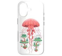 Custodia per iPhone 17 Medusa Isola Fluttuante Foresta Fantasy Natura Surreale