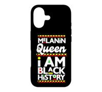 Custodia per iPhone 17 Melanin Queen I Am Black History Febbraio Blackity Donna Mamma