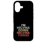 Custodia per iPhone 17 Melvina Name Melvina Personalized Name First Given