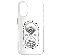 Custodia per iPhone 17 Memento Mori Live Well Skull Clessidra Stoica Stoicismo Teschi
