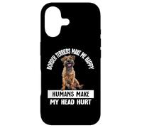Custodia per iPhone 17 Mens Womens Kids Funny Make Me Happy Border Terrier Lover