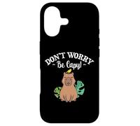 Custodia per iPhone 17 Mens Womens Kids Girls Kawaii Lover Don't Worry Be Capy