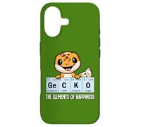 Custodia per iPhone 17 Mens Womens Kids Kawaii Reptile Elements Leopard Gecko Lover