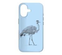 Custodia per iPhone 17 Mens Womens Retro Illustration Vintage Flightless Emu Lover