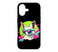 Custodia per iPhone 17 Mens Womens Retro Vintage 80s 90s Animal Lover Fennec Fox