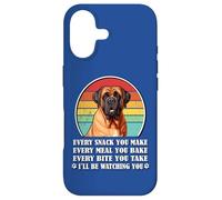 Custodia per iPhone 17 Mens Womens Retro Vintage Every Snack English Mastiff Lover
