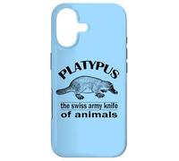 Custodia per iPhone 17 Mens Womens Retro Vintage Swiss Army Knife Platypus Lover