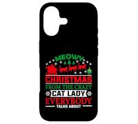 Custodia per iPhone 17 Meowy Christmas From The Crazy Cat Lady Xmas Family