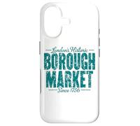 Custodia per iPhone 17 Mercato storico di Londra dal 1756 Stampa verde invecchiata