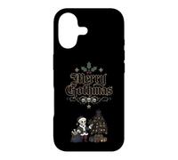 Custodia per iPhone 17 Merry Gothmas Skeleton Babbo Natale morto albero gotico Natale