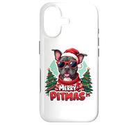 Custodia per iPhone 17 Merry Pitmas Cute Pitbull Dog Christmas Holiday