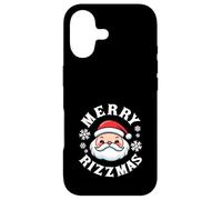 Custodia per iPhone 17 Merry Rizzmas Babbo Natale Divertente Gen Z Natale Slang