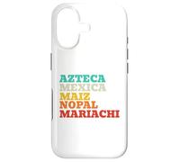 Custodia per iPhone 17 Messico Azteca Mexica Maiz Nopal Mariachi