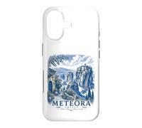 Custodia per iPhone 17 Meteora Grecia Monastero Vintage Viaggi Paesaggio Arte