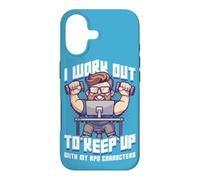 Custodia per iPhone 17 Mi alleno per stare al passo con i miei personaggi RPG Gamer