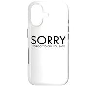 Custodia per iPhone 17 Mi dispiace ho dimenticato di richiamarti dicendo divertente