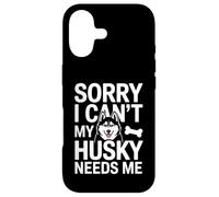 Custodia per iPhone 17 Mi dispiace non posso il mio husky ha bisogno di me amante degli husky